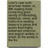 Cobb's New North American Reader, Or, Fifth Reading Book; Containing Great Variety of Interesting, Historical, Moral, and Instructive Reading Lessons in Prose and Poetry from Highly Esteemed American and English Writers, in Which All the Words in the Firs