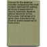 Manual for the Essence Industry; Comprising the Most Modern Methods for Making All Kinds of Essences for Liquors, Brandies, Liqueurs, and All Alcoholic Drinks, Fruit-Juices, Fruit-Wines and Jams. Also, Manufacturing Mineral Waters Essences of Fruits and O
