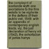 The Complaynt Of Scotlande Wyth Ane Exortatione To The Thre Estaits To Be Vigilante In The Deffens Of Their Public Veil. 1549. With An Appendix Of Contemporary English Tracts, Viz. The Just Declaration Of Henry Viii (1542), The Exhortacion Of James Harrys