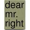 Dear Mr. Right door Jennifer Drew