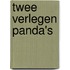 Twee verlegen panda's