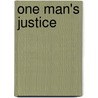 One Man's Justice door Akira Yoshimura