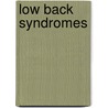 Low Back Syndromes door Craig Morris