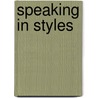 Speaking in Styles door Nancy Strauss