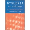 Dyslexia at College door Thomas R. Miles