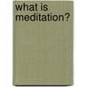 What Is Meditation? door Set Osho