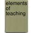 Elements of Teaching