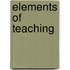 Elements of Teaching