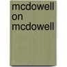 McDowell on McDowell door R.B. B. McDowell