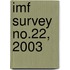 Imf Survey No.22, 2003