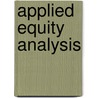 Applied Equity Analysis by James F.F. English
