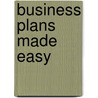 Business Plans Made Easy by Entrepreneur Press