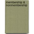 Membership & Nonmembership