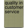 Quality in Customer Service by Joseph M. Juran