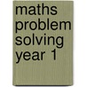 Maths Problem Solving Year 1 door Catherine Yemm