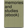 Memories and Studies (Ebook) door Williams James