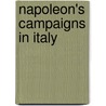 Napoleon's Campaigns in Italy door Philip J. Hayhornthwaite