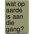 Wat Op Aarde Is Aan Die Gang?