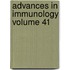 Advances in Immunology Volume 41