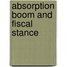 Absorption Boom and Fiscal Stance door Jesmin Rahman
