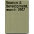 Finance & Development, March 1992