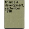 Finance & Development, September 1996 door International Monetary Fund