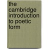 The Cambridge Introduction to Poetic Form by Michael O'Neill