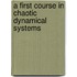 A First Course in Chaotic Dynamical Systems