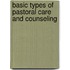 Basic Types of Pastoral Care and Counseling