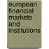 European Financial Markets and Institutions