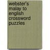 Webster's Malay to English Crossword Puzzles door Inc. Icon Group International