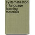 Systematization in Language Learning Materials