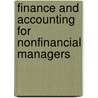 Finance and Accounting for Nonfinancial Managers by Edwin Sherman