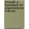 Mince®  A Framework For Organizational Maturity by Remco Meisner
