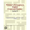 Webster's Norwegian to English Crossword Puzzles door Inc. Icon Group International