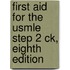 First Aid for the Usmle Step 2 Ck, Eighth Edition