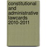 Constitutional and Administrative Lawcards 2010-2011 door Routledge