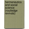 Hermeneutics and Social Science (Routledge Revivals) door Zygmunt Bauman