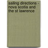 Sailing Directions - Nova Scotia and the St Lawrence door National Geospatial-Intelligence Agency