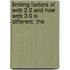 Limiting Factors of Web 2.0 and How Web 3.0 Is Different, The
