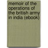 Memoir of the Operations of the British Army in India (Ebook) by Valentine Blacker