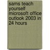 Sams Teach Yourself Microsoft Office Outlook 2003 in 24 Hours door Diane Poremsky