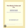 First Book of Adam and Eve (Webster's Spanish Thesaurus Edition) door Inc. Icon Group International