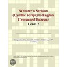Webster's Serbian (Cyrillic Script) to English Crossword Puzzles door Inc. Icon Group International