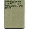 The Wetfeet Insider Guide to Careers in Manufacturing, 2004 Edition by Wetfeet