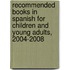 Recommended Books In Spanish For Children And Young Adults, 2004-2008