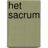 Het sacrum by Luc Peeters