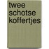 Twee schotse koffertjes