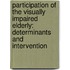Participation of the visually impaired elderly: determinants and intervention