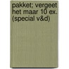 Pakket; Vergeet het maar 10 ex. (special V&D) door M. Nathan